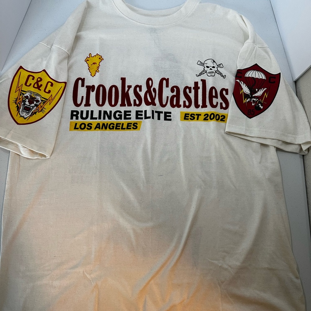 Crooks & Castles Cream Tee